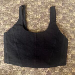 Aerie Black Crop Top